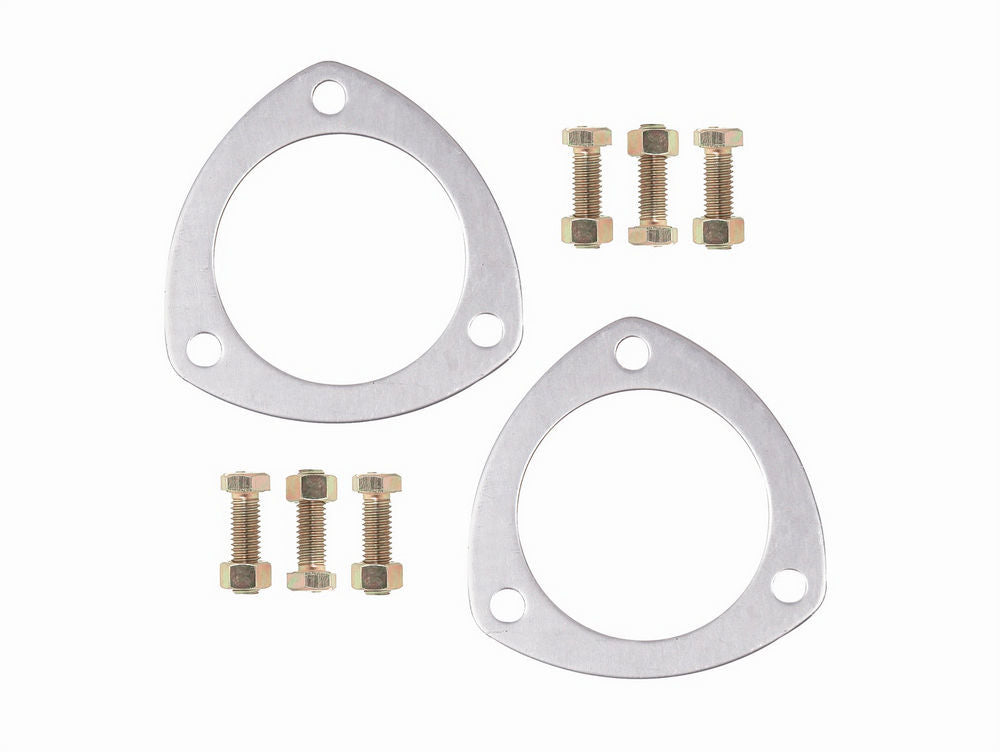 MR. GASKET 7421G Aluminum Collector Gasket 3 Inch Diameter, 0.12 Inch Thickness, 3-Bolt Design