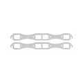 MR. GASKET Alum. Exhaust Gasket Set with Rectangular Ports for Mopar B / RB-Series