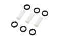 Mr. Gasket 896G Replacement Fuel Filter Element — 100 Micron Synthetic Fiber, Set of 3
