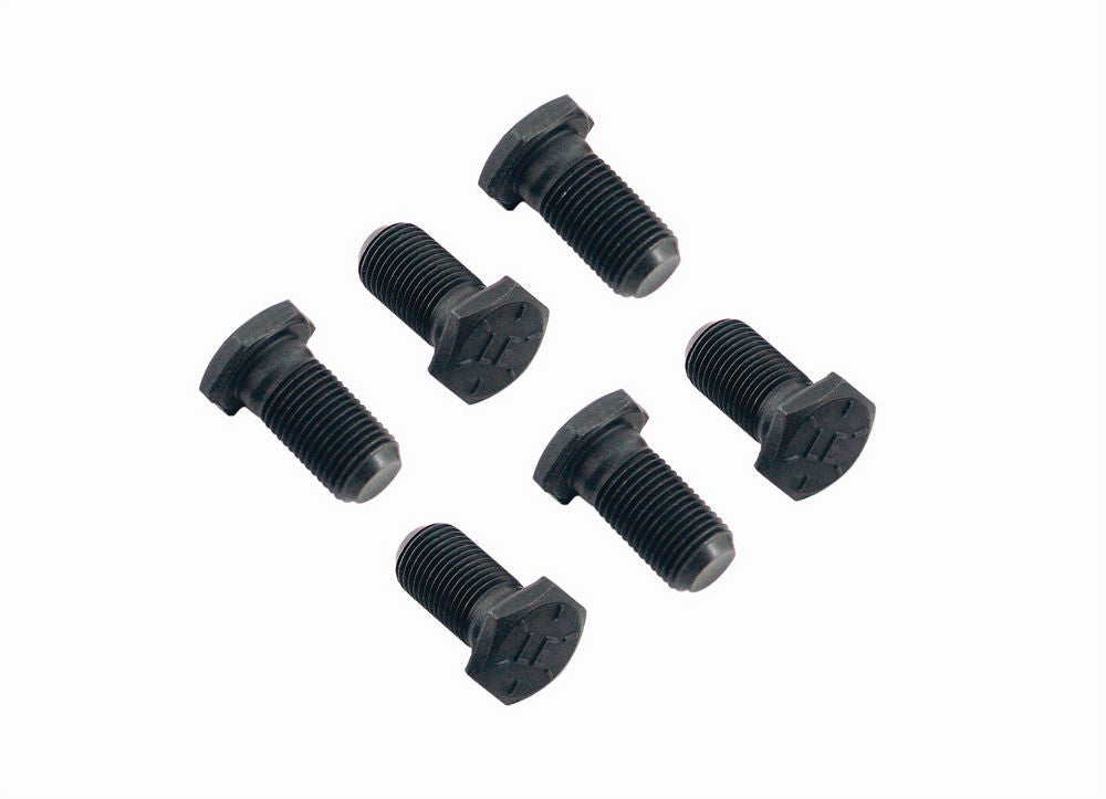 Mr. Gasket MRG914 Flywheel Bolt Kit for AMC and Pontiac V8 Engines, 1/2-20 Inch Thread, 1 Inch Length, Hex Head, Steel, Black Oxide Finish, Set of 6