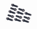 MR. GASKET 917 Header Bolts - 3/8-16 in Thread, 1 in Long, Steel, Black Oxide Finish, Set of 12