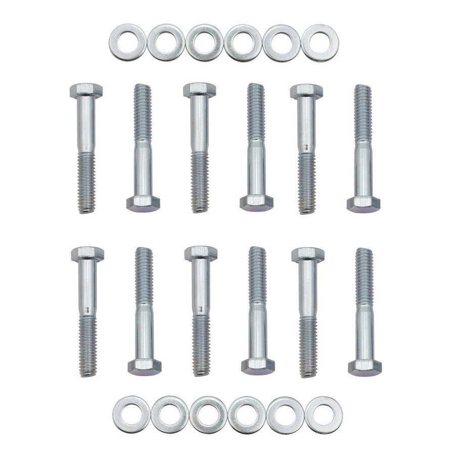 Mr. Gasket 958G Intake Manifold Bolt Kit for Small Block Ford, Steel, Zinc Oxide Finish