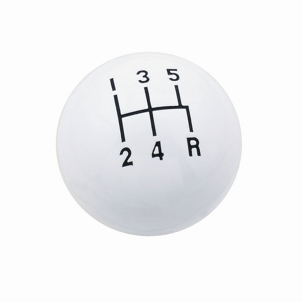 MR. GASKET 9619 Classic White Shifter Knob for 5-Speed Transmissions