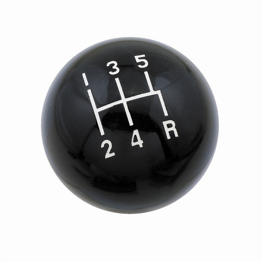 MR. GASKET MRG9626 Classic 5-Speed Shifter Knob with 3/8-20 Thread, Black Plastic