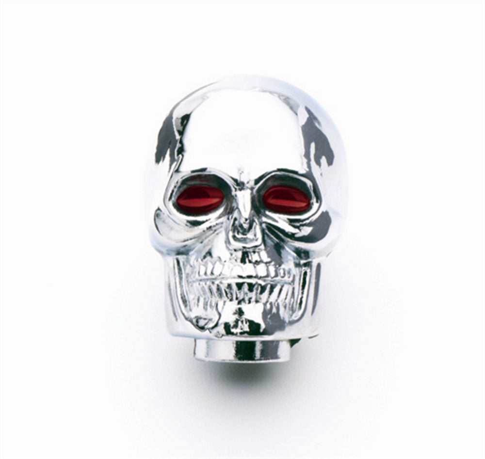 Mr. Gasket 9628 Chrome Skull Style Aluminum Shifter Knob with Set Screw Attachment
