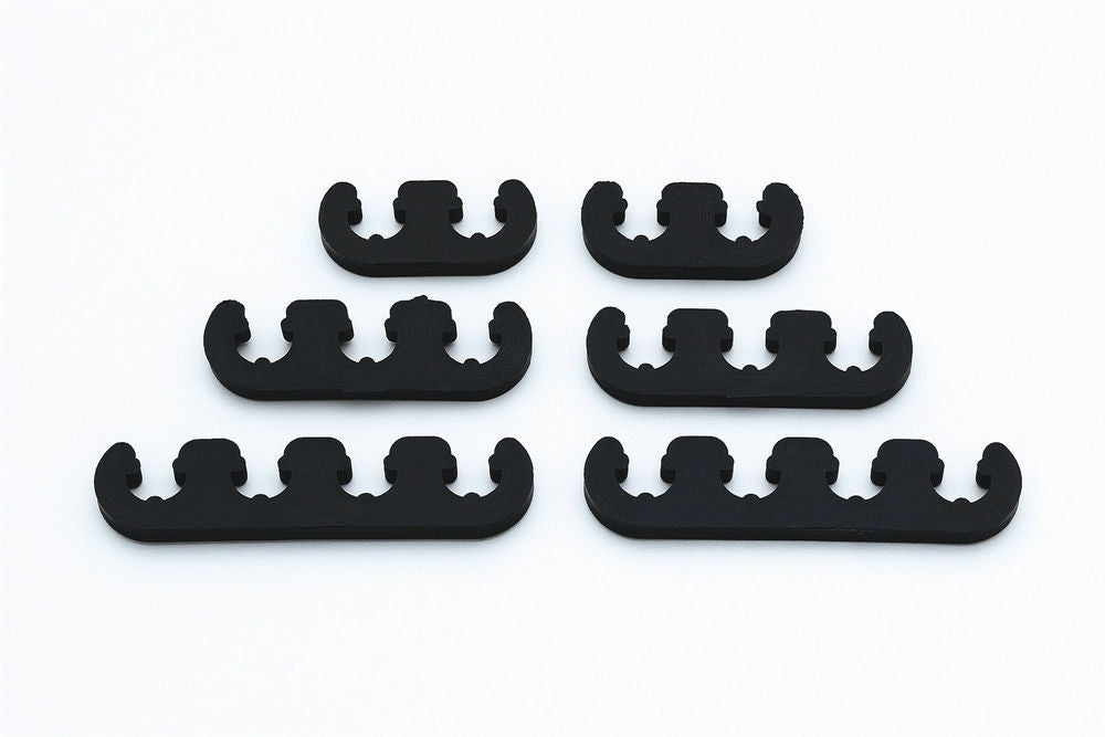 MR. GASKET 9728 Black Deluxe Spark Plug Wire Loom Kit with 7-8 mm Plastic Clips