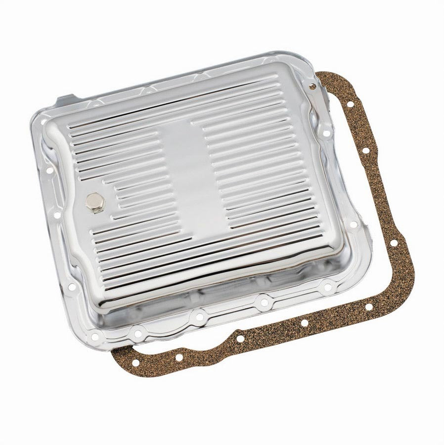 Mr. Gasket 9732 Transmission Pan for 700R4 with Chrome Finish and Stock Depth