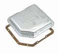 MR. GASKET 9761 Th350 Chrome Transmission Pan with Ribbed Steel Construction