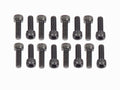 MR. GASKET 978G Header Bolt Set for GM LS-Series, Ford Modular, Mopar Gen III Hemi, 8 mm x 1.25 Thread, 25 mm Length, Steel with Black Oxide Finish