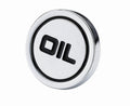 MR. GASKET 9815 Chrome Push-In Oil Fill Cap with Oil Logo for Valve Cover, 1.220 Inch Diameter