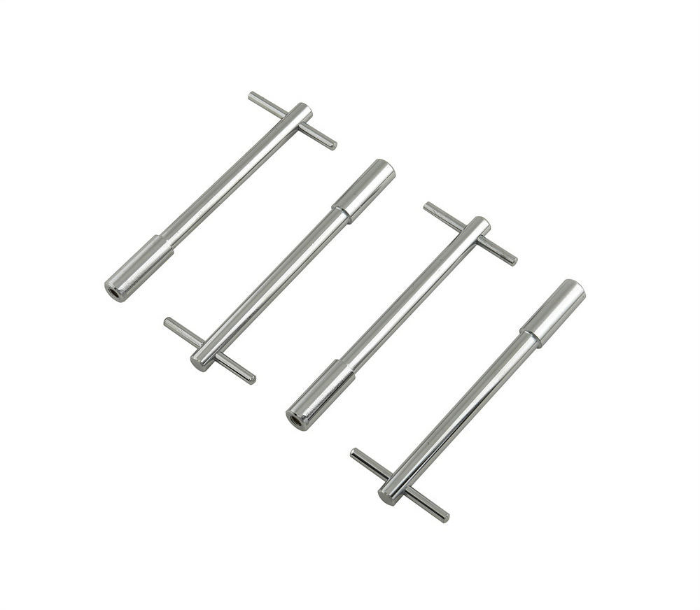 MR. GASKET MRG9820 Chrome T-Bar Wing Bolts with 1/4-20 Thread, 1.5 Inch Length, Set of 4