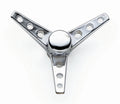 MR. GASKET 9868 Chrome Tri-Bar Air Cleaner Nut 1/4-20 Thread Steel