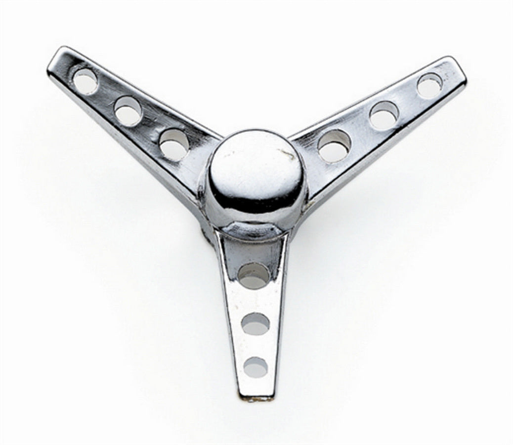 MR. GASKET 9868 Chrome Tri-Bar Air Cleaner Nut 1/4-20 Thread Steel
