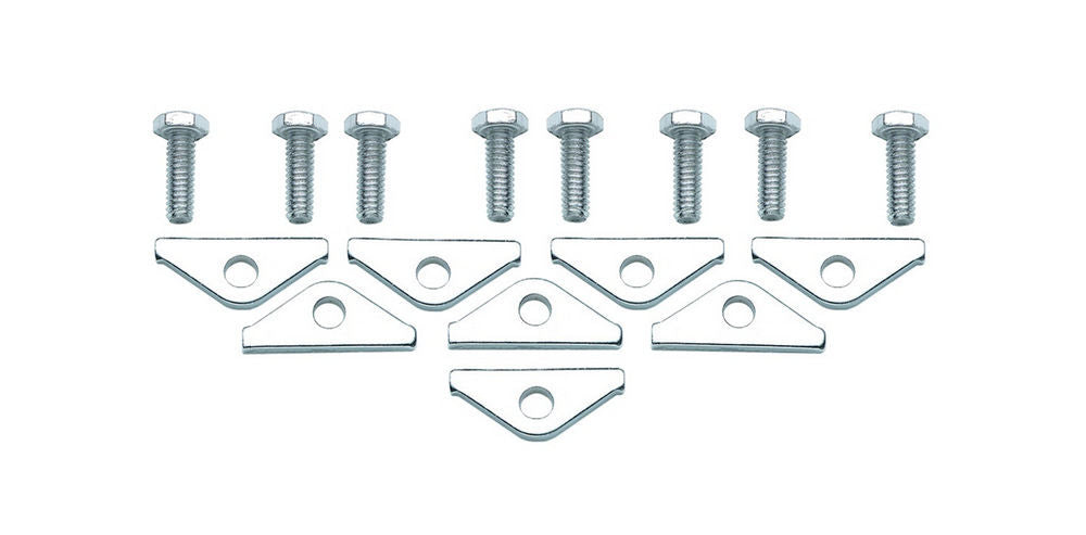 Mr. Gasket Chrome Valve Cover Bolts and Tabs Kit Part Number 9887