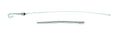 Mr. Gasket 9898 Chrome Oil Dipstick for Pontiac V8 Engines, Solid Steel Tube, Block Mount