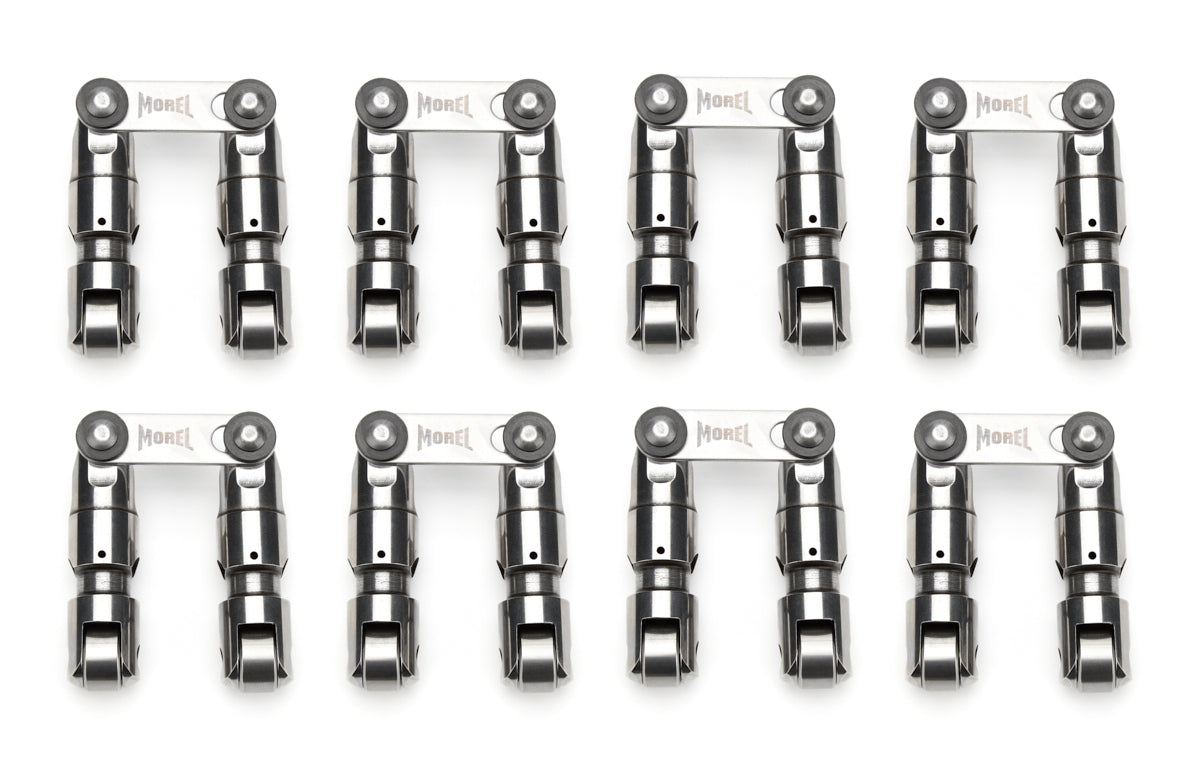 Morel Lifters SBC Sportsman Pro Mechanical Roller Lifter Set, 0.842 Inch OD, Link Bar, Small Block Chevy