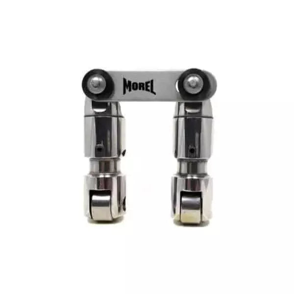 Morel Lifters Sportsman Solid Roller Lifter Set for Big Block Ford 0.875 Inch OD, Link Bar, 16 Pieces