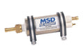 MSD Ignition 2225 Electric In-Line Fuel Pump, 45 GPH at 60 PSI, 3/8 Inch Hose Barb Inlet and Outlet