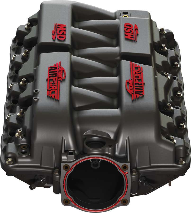 MSD IGNITION 2701 Atomic AirForce LS7 Intake Manifold with Throttle Body Flange and Multi-Port Rectangle Port Design