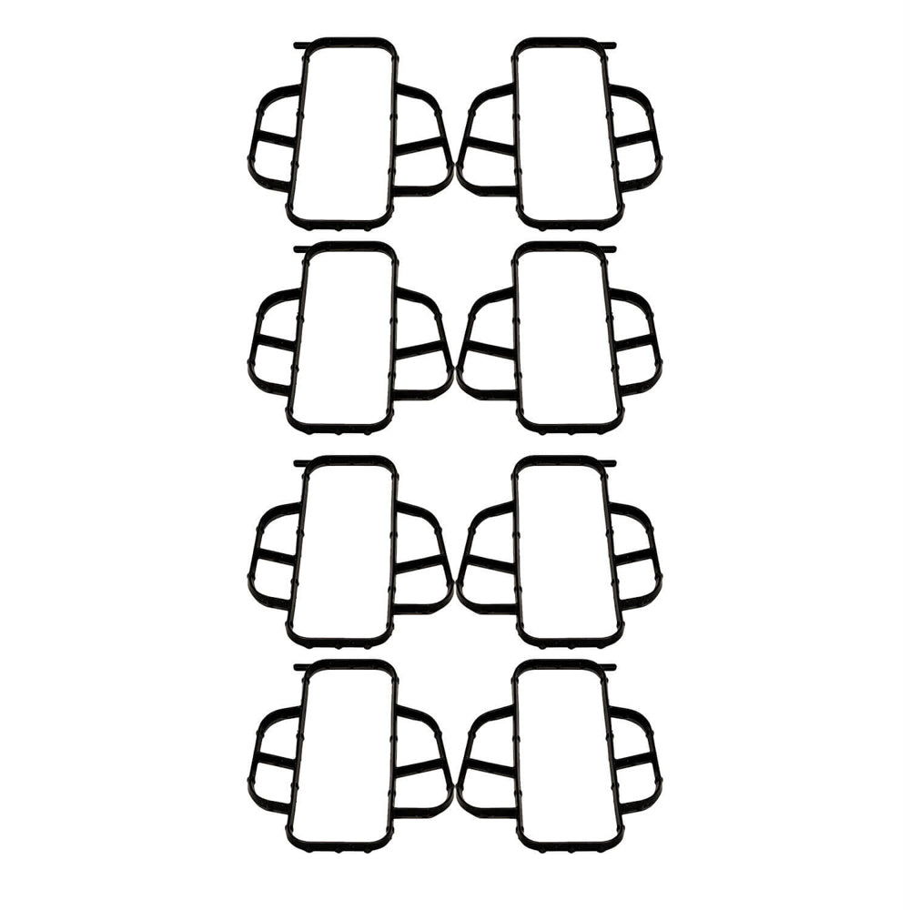 MSD Ignition 2710 Intake Manifold Gasket Set for GM LS-Series, Rectangular Port, Rubber, 8 Pieces