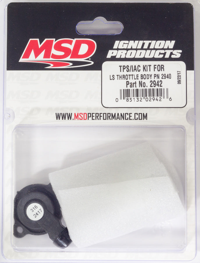 MSD Ignition TPS/IAC Kit for GM LS Throttle Body Part Number 2942