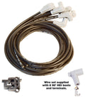 MSD Ignition 31223 8.5mm Super Conductor Spark Plug Wire Set with Spiral Core and 90 Degree Boot