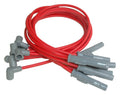 MSD Ignition 31379 Super Conductor Spark Plug Wire Set for Big Block Chevy, 8.5 mm, Red, Spiral Core, Straight Plug Boots