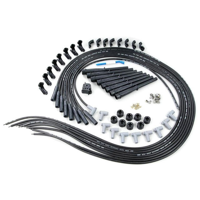 MSD Ignition 31523 8.5mm Spark Plug Wire Set with Spiral Core and HEI Style Terminals