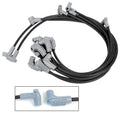 MSD Ignition 31763 8.5mm Spark Plug Wire Set with Spiral Core and 90 Degree Boots for Small Block Chevy