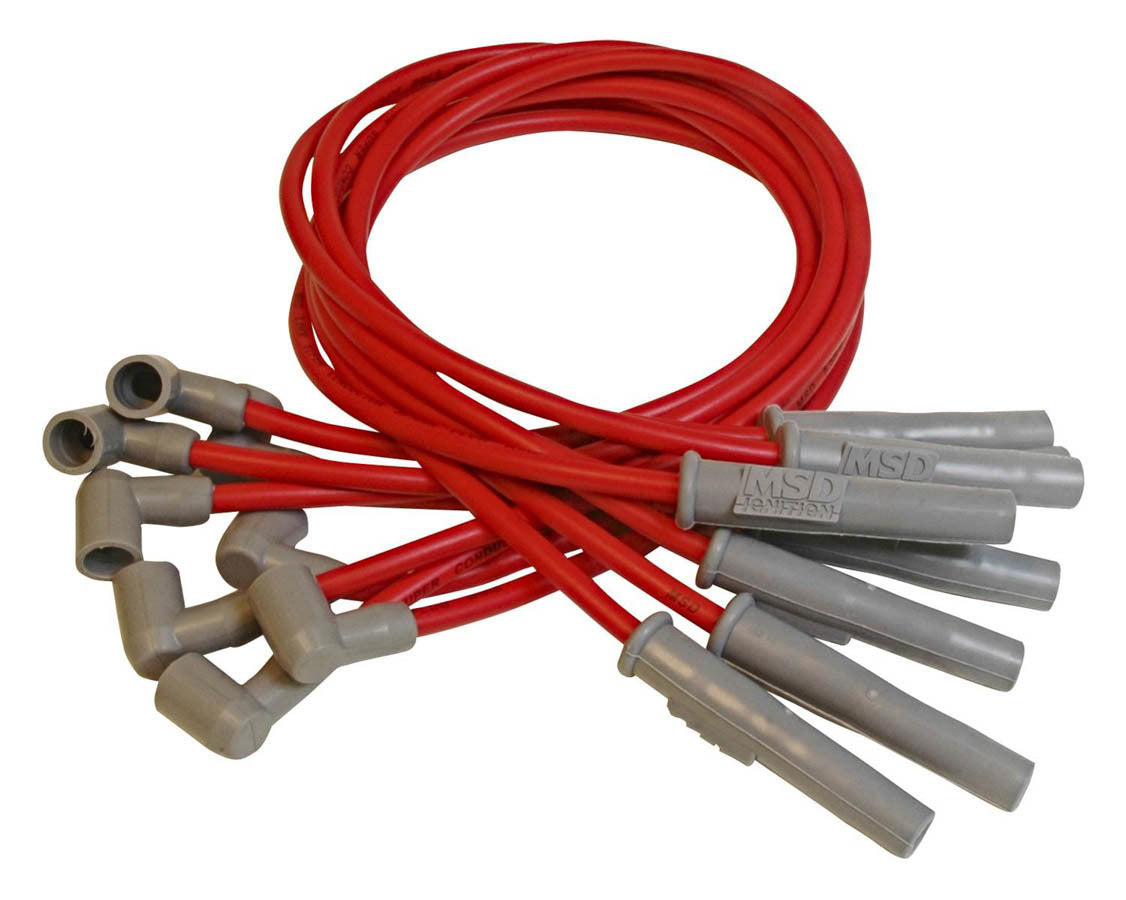 MSD Ignition 31859 8.5mm Super Conductor Spark Plug Wire Set for AMC V8 Engines