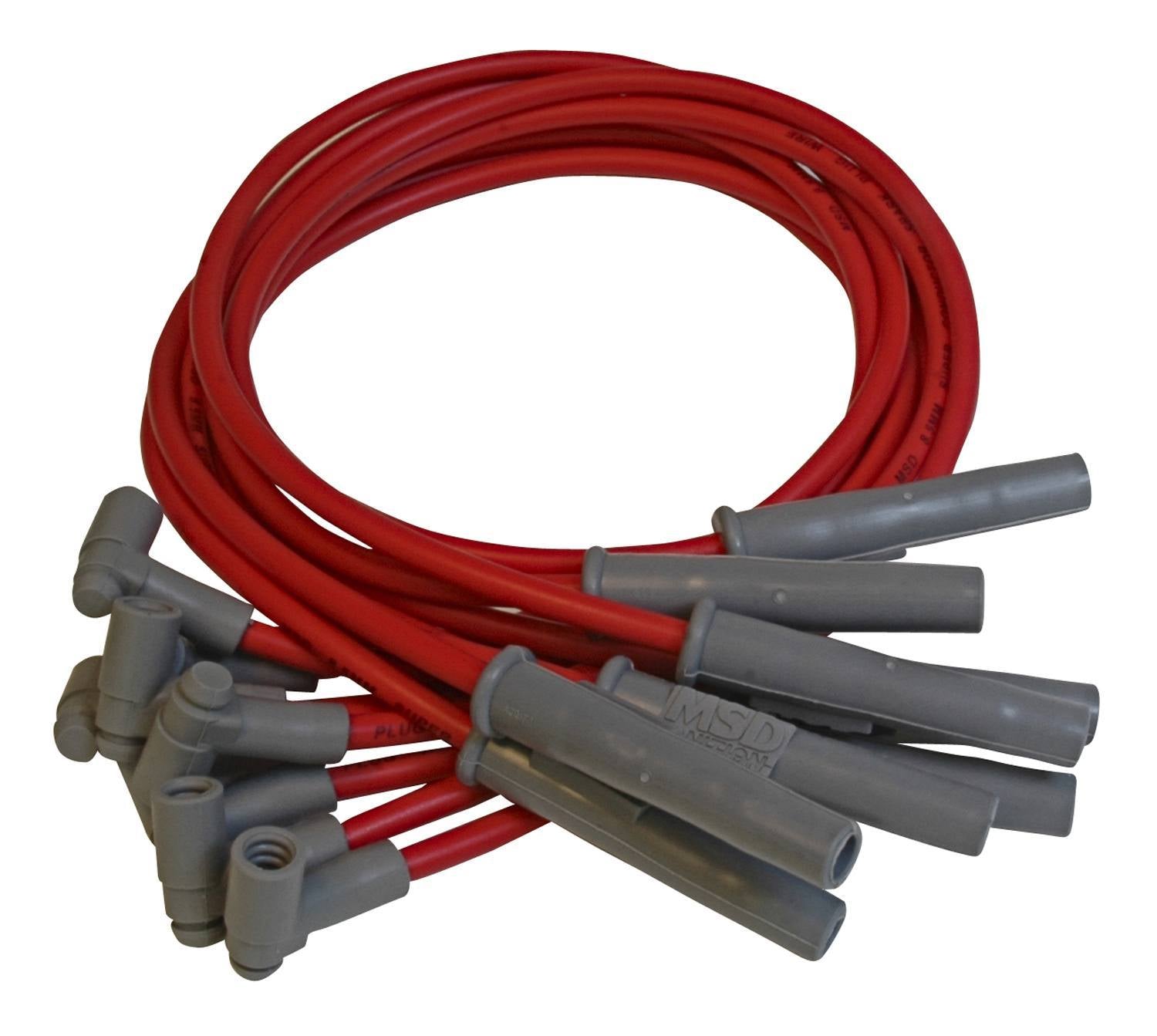 MSD Ignition 31869 8.5mm Super Conductor Spark Plug Wire Set for Buick V6