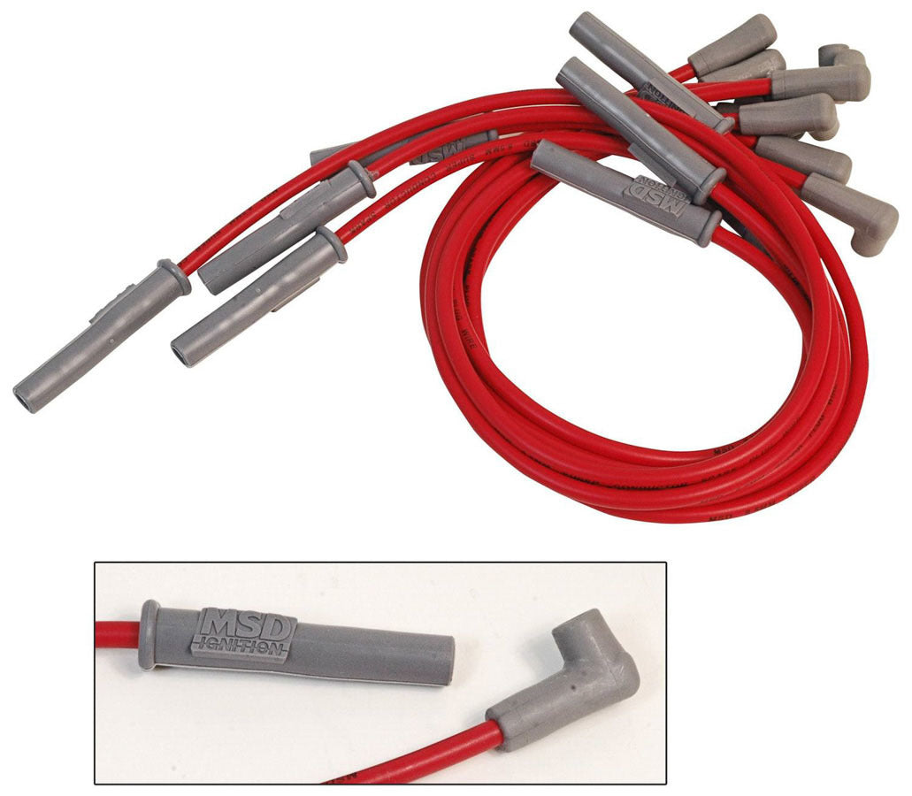 MSD Ignition 32119 8.5mm Super Conductor Spark Plug Wire Set for Big Block Chevy