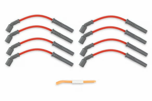 MSD Ignition 32829 8.5mm Super Conductor Spark Plug Wire Set for GM LS-Series Engines
