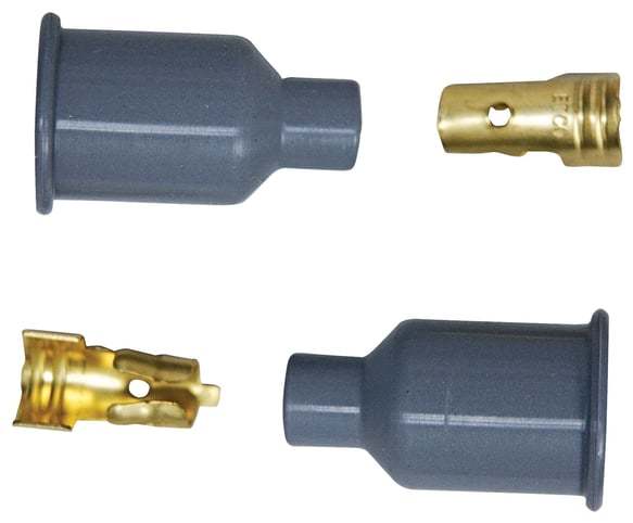 MSD Ignition 3322 Straight Distributor Boots Pair for 8-8.5 mm Spark Plug Wires