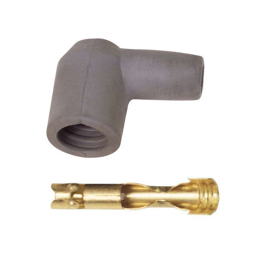MSD Ignition 3331 Blaster 2 Coil Boot and Terminal Kit, 8-8.5 mm, 90 Degree, Gray
