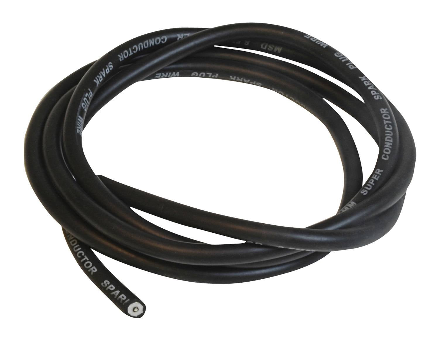 MSD Ignition 34053 Super Conductor Spark Plug Wire 8.5 mm Black 300 ft