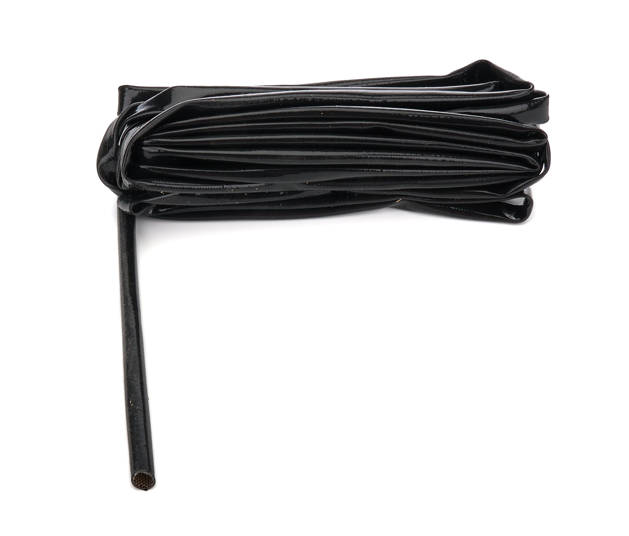 MSD IGNITION Pro-Heat Guard Spark Plug Wire Sleeve 25 ft Fiberglass Silicone Black Part 3411