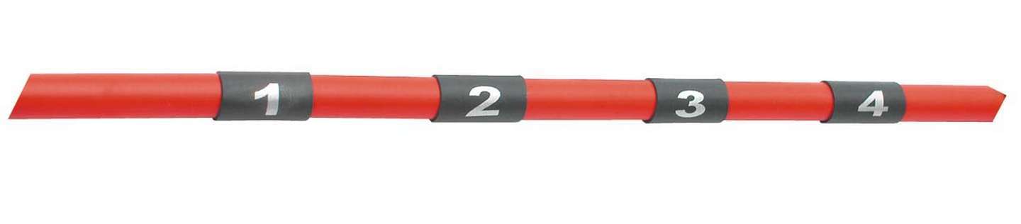 MSD Ignition 3415 Spark Plug Wire Markers Set of 8 Numbered Shrink Sleeve for Cylinders
