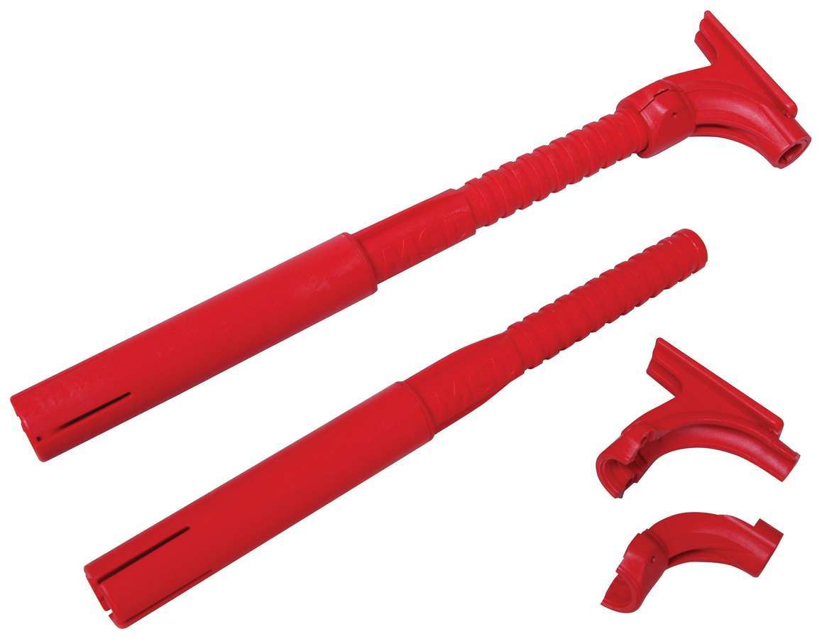 MSD Ignition 3476 Pro Stock Spark Plug Wire Tubes for Mopar and Ford, 8.5mm, Red Plastic Set of 8