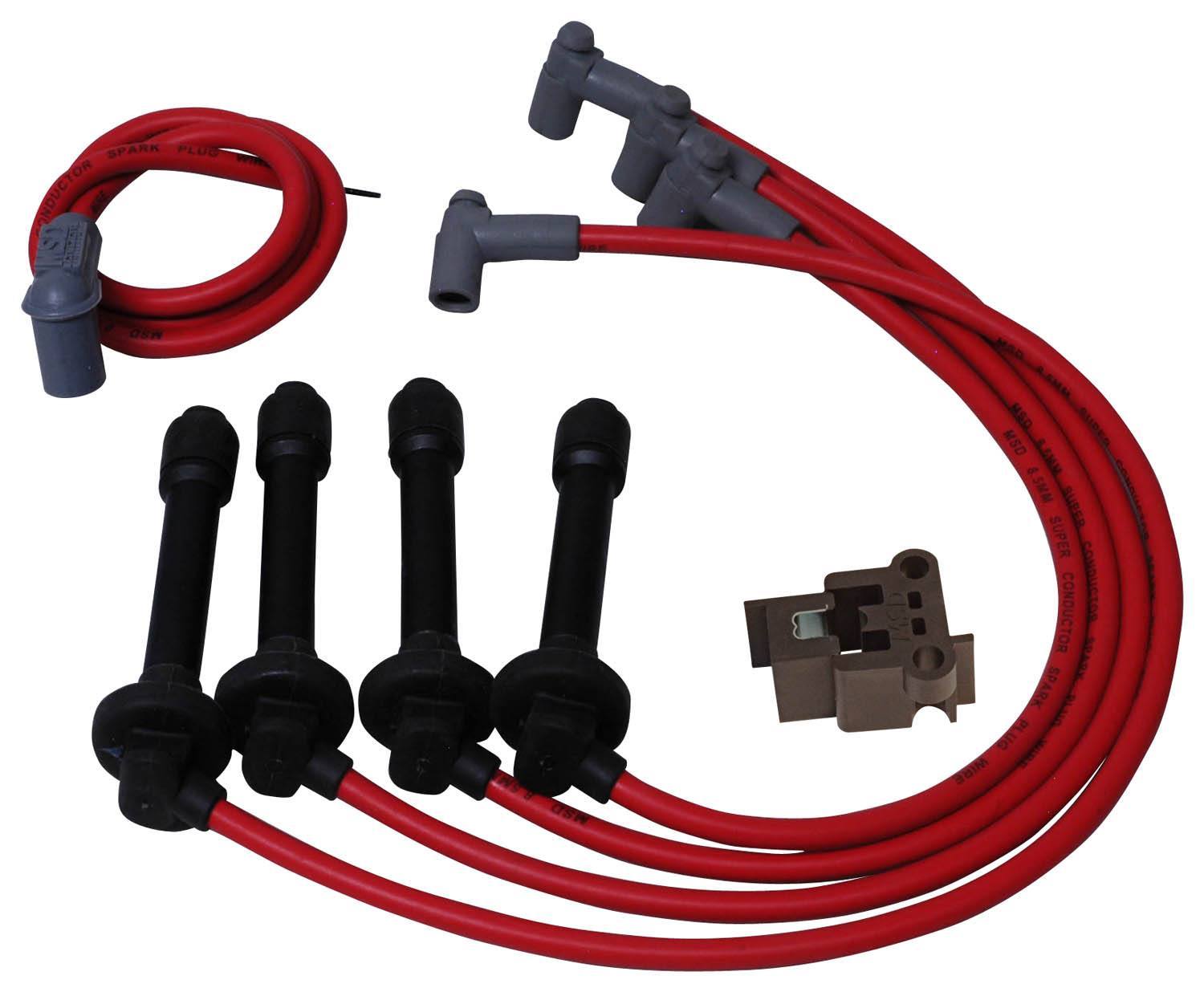 MSD Ignition 35359 8.5mm Spark Plug Wire Set for Honda B-Series Engines