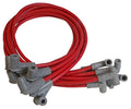 MSD Ignition 35609 8.5mm Super Conductor Spark Plug Wire Set with Spiral Core and 90 Degree Boot for Big Block Chevy