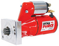 MSD Ignition 5095 APS Starter for Chevy V8 with 4.4:1 Gear Reduction, Red Finish, 153/168 Tooth Flywheels, Straight Mount