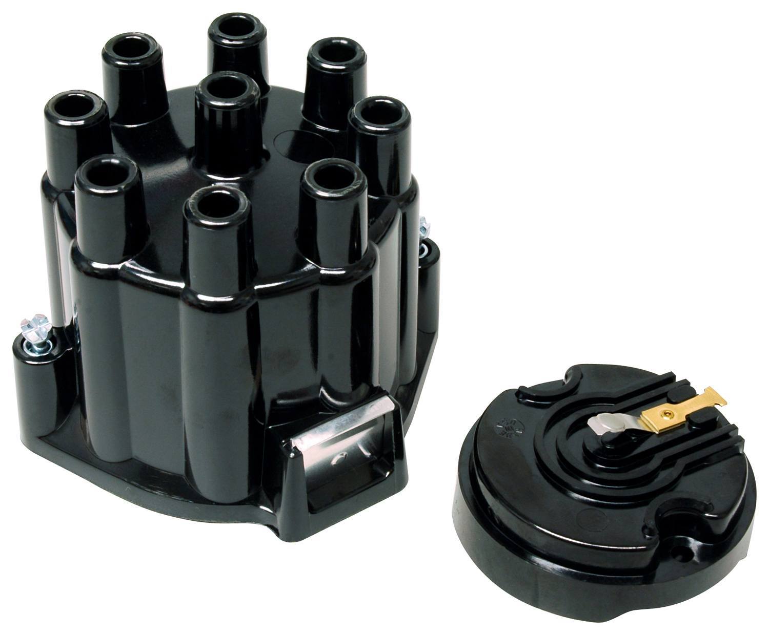 MSD Ignition 5500 Street Fire Cap and Rotor Kit for GM V8 with Brass Terminals and Twist Lock Design