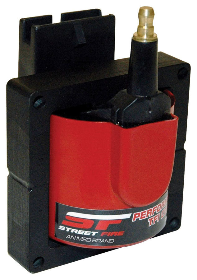 MSD Ignition 5527 Street Fire E-Core Male HEI Ignition Coil for Ford TFI
