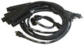 MSD Ignition 5530 Street Fire Spiral Core Spark Plug Wire Set for Small Block Mopar, 8mm Black with Factory Style Boots
