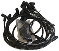 MSD Ignition 5554 Street Fire Spark Plug Wire Set for Small Block Chevy, 8mm Spiral Core, Black with Factory Style Boots and Terminals