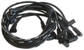 MSD Ignition 5562 Street Fire Spark Plug Wire Set for Small Block Chevy, 8mm Spiral Core, Black with Factory Style Boots and Terminals