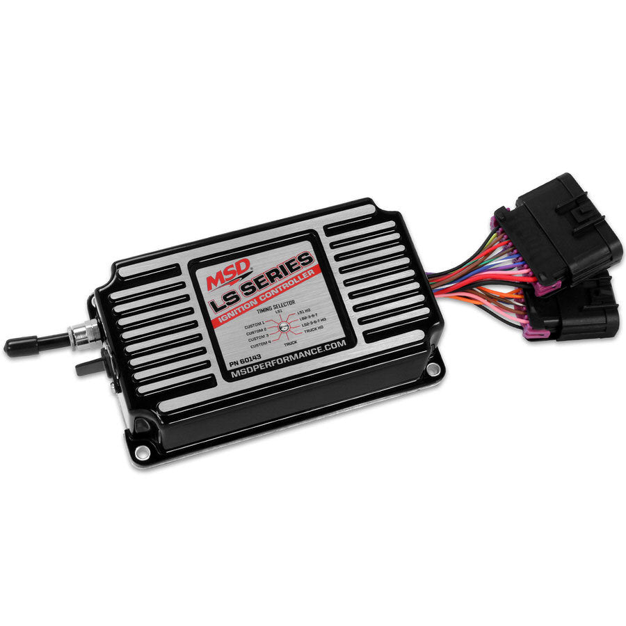 MSD Ignition 60143 LS Series Digital Ignition Box with Programmable Timing and 2-Step Rev Limit