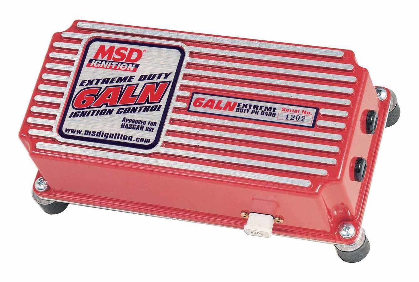 MSD Ignition 6430 6ALN Extreme Duty Analog Ignition Box with Multi-Spark and Rev Limiter