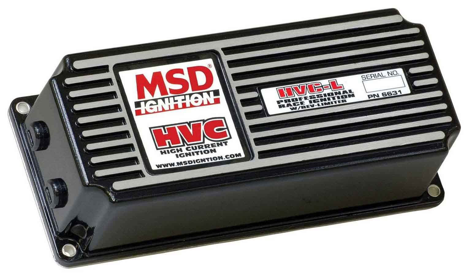 MSD Ignition 6631 6-HVC Analog CD Ignition Box with Multi-Spark and Rev Limiter